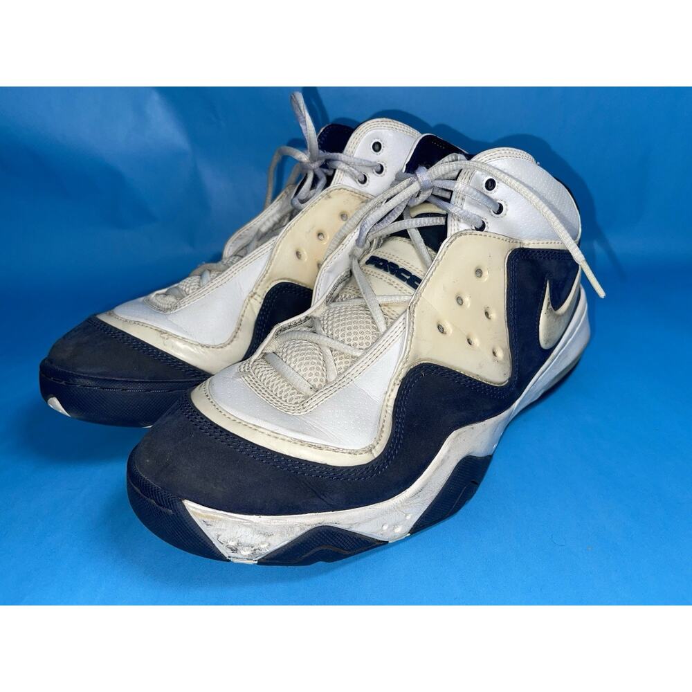 Nike Vintage Basketball Shoes 316492-111 Navy White Mens US 11 2007